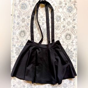 NWT Skater skirt with attached suspenders